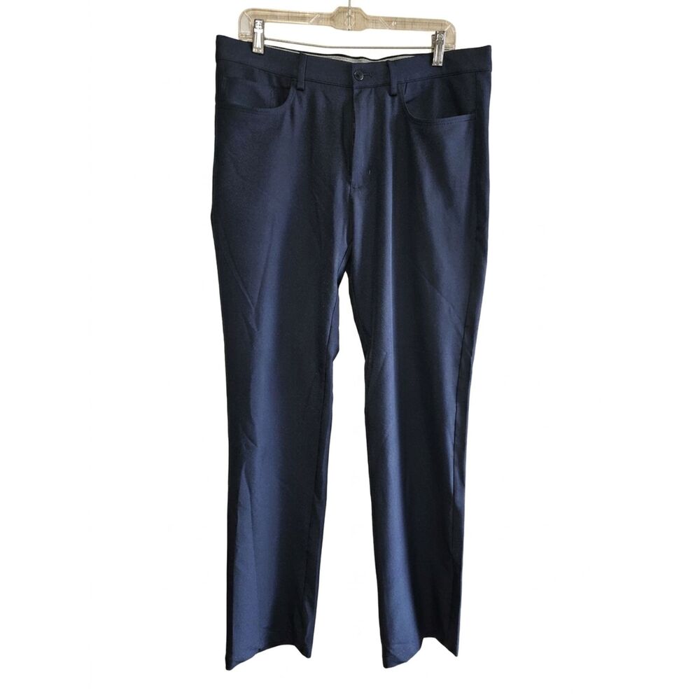 GREG NORMAN Blue Golf Tech Fabric Pants 34x34